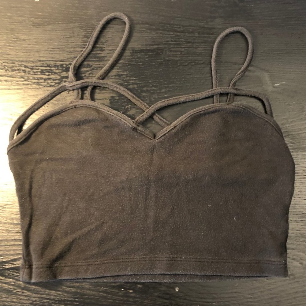 Brandy Melville Cropped Strappy Tank